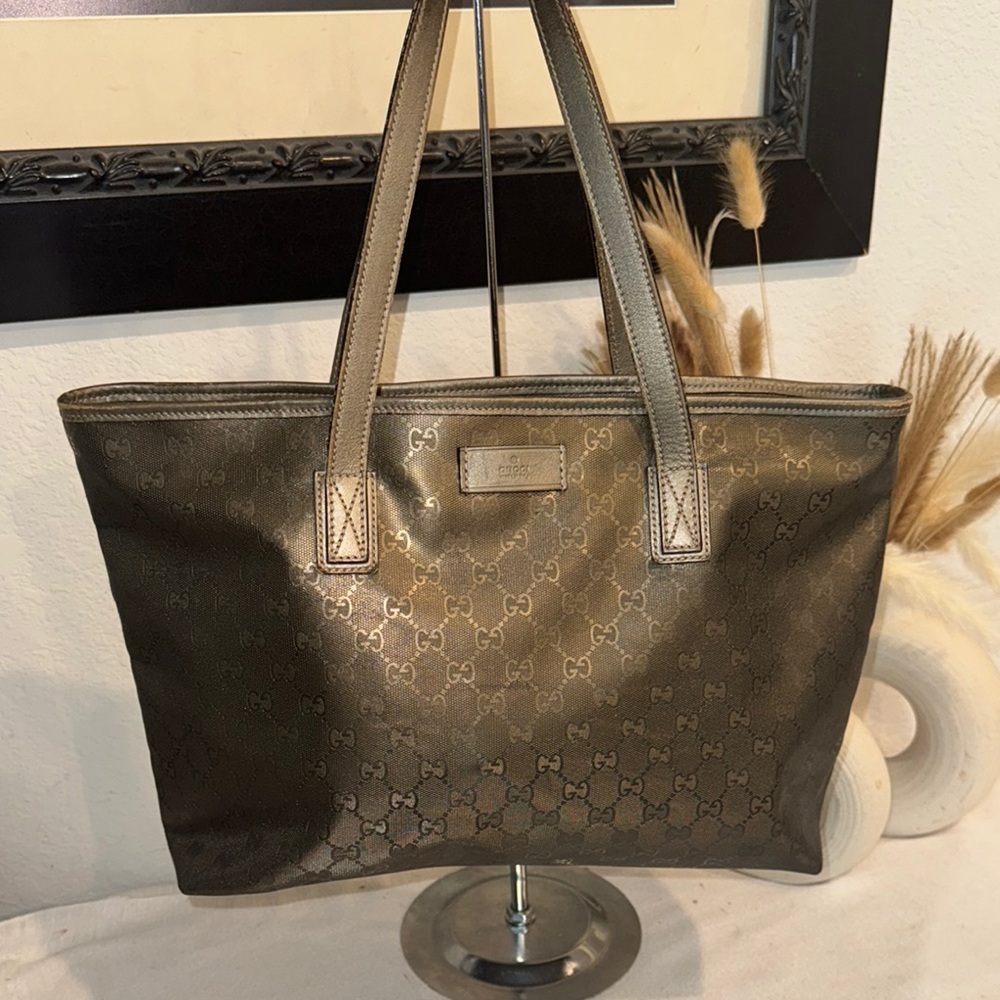 Authentic Gucci Totes GG Imprimé Bag